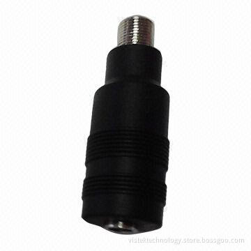 F Adapter Power Plug with 2.1 x 5.5mm DC Jacket Size